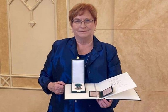 Állami kitüntetés Benkő Mártának című hír kiemelt képe
