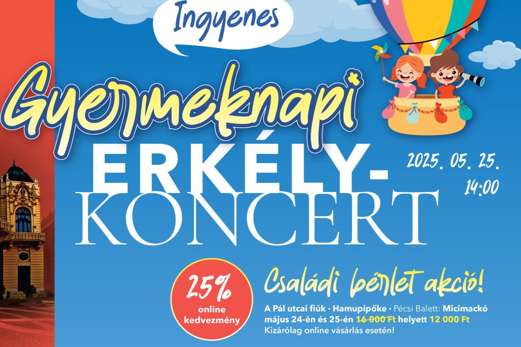 Gyermeknapi Erkélykoncert című hír kiemelt képe