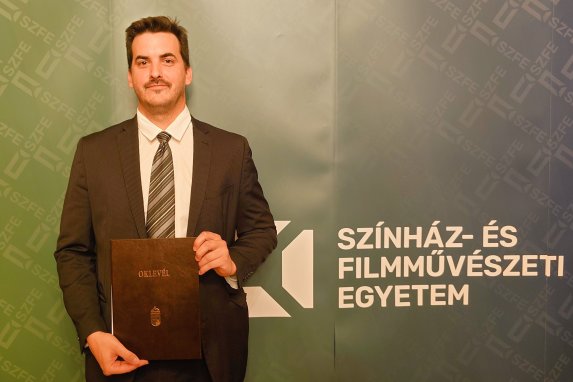 Kállai Gergely egyetemi diplomát szerzett