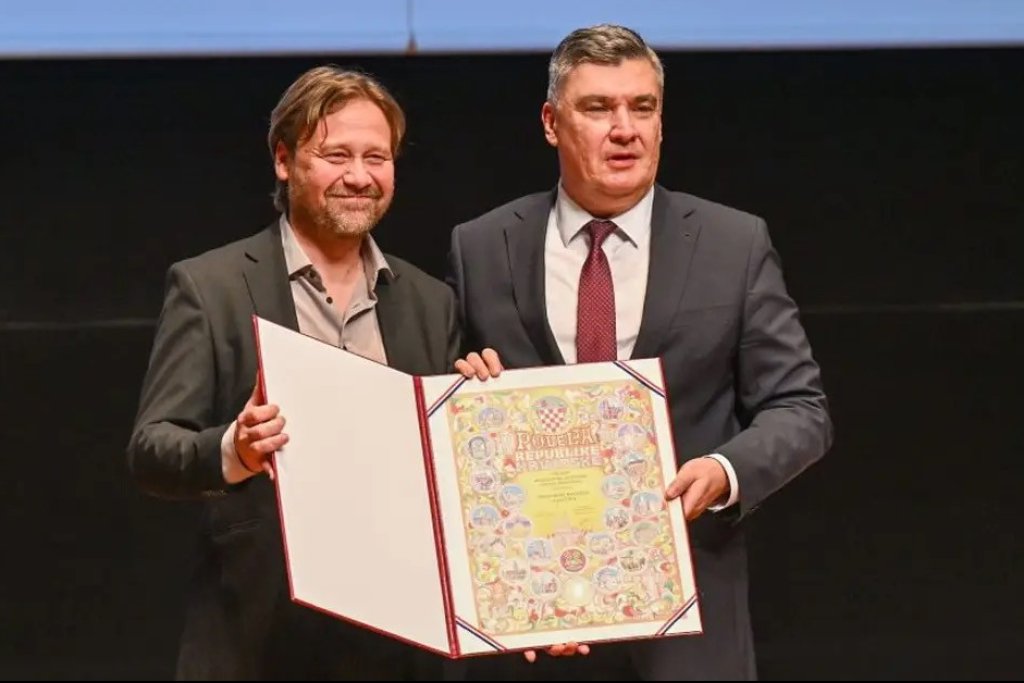 Vidákovics Szláven rangos horvát állami kitüntetést vehetett át című hír kiemelt képe