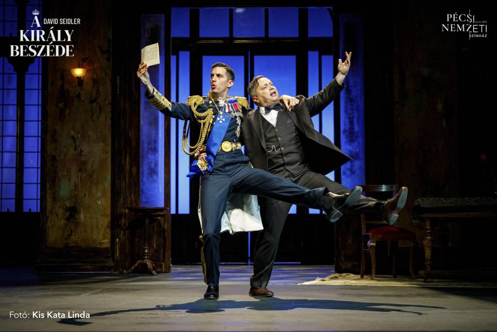 A király beszéde a Nemzeti Színházban Budapesten című hír kiemelt képe