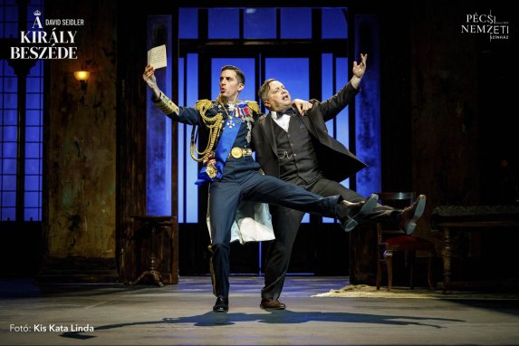 A király beszéde a Nemzeti Színházban Budapesten című hír illusztrációs képe