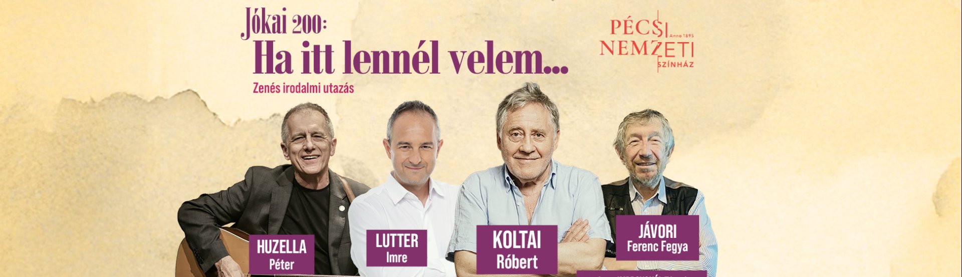 JÓKAI 200: Ha itt lennél velem... című előadás kiemelt képe a Pécsi Nemzeti Színházból
