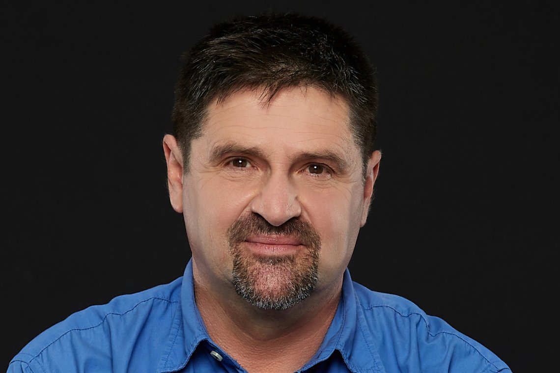 Schum László portréja a Pécsi Nemzeti Színház tagjáról